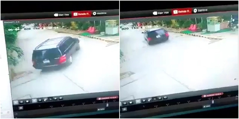 CCTV footage of the vehicle allegedly involved in the suspected abduction of Wanchalearm Satsaksit on 4 June 2020 in Phnom Penh, published by Prachatai.