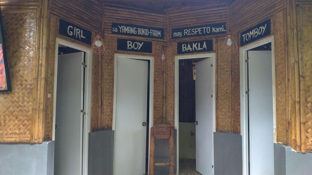 Separate toilets