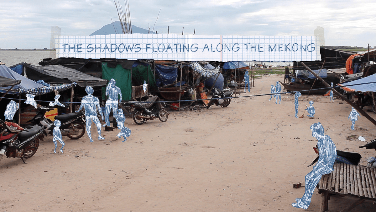 The Shadows Floating Along The Mekong